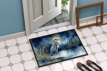 Load image into Gallery viewer, Blue Heron Under the Moonlight Doormat-24x36 Indoor / Outdoor Rug | Made in USA