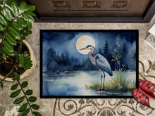 Load image into Gallery viewer, Blue Heron Under the Moonlight Doormat-24x36 Indoor / Outdoor Rug | Made in USA