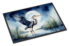 Load image into Gallery viewer, Blue Heron Under the Moonlight Doormat-24x36 Indoor / Outdoor Rug | Made in USA
