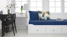 Load image into Gallery viewer, Blue Heron in the Golden Hour Standard Pillowcase – Artistic Decorative Front, White Back