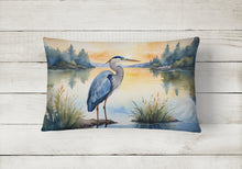 Load image into Gallery viewer, Blue Heron in the Golden Hour Throw Pillow