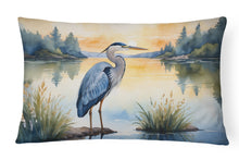 Load image into Gallery viewer, Blue Heron in the Golden Hour Throw Pillow