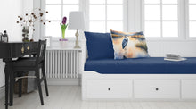 Load image into Gallery viewer, Blue Heron in the Golden Hour Standard Pillowcase – Artistic Decorative Front, White Back