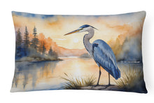 Load image into Gallery viewer, Blue Heron in the Golden Hour Throw Pillow