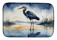Load image into Gallery viewer, Blue Heron Barely Lit Sky Dish Drying Mat