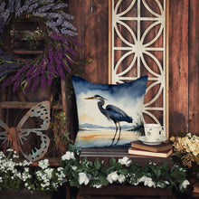 Load image into Gallery viewer, Blue Heron Barely Lit Sky Throw Pillow