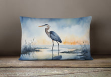 Load image into Gallery viewer, Blue Heron Barely Lit Sky Throw Pillow