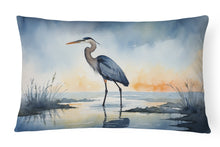Load image into Gallery viewer, Blue Heron Barely Lit Sky Throw Pillow