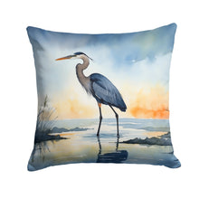 Load image into Gallery viewer, Blue Heron Barely Lit Sky Throw Pillow