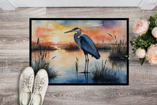 Load image into Gallery viewer, Blue Heron Setting Sun Doormat - 18X27 Indoor / Outdoor Rug | Made in USA