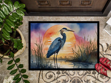 Load image into Gallery viewer, Blue Heron Setting Sun Doormat - 18X27 Indoor / Outdoor Rug | Made in USA