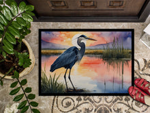 Load image into Gallery viewer, Blue Heron Setting Sun Doormat - 18X27 Indoor / Outdoor Rug | Made in USA