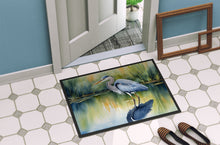 Load image into Gallery viewer, Blue Heron Stalking Prey Doormat-24x36 Indoor / Outdoor Rug | Made in USA