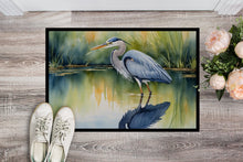 Load image into Gallery viewer, Blue Heron Stalking Prey Doormat