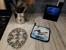 Load image into Gallery viewer, Pelican Diving Pot Holders - Set of 2 Decorative Kitchen Helpers | Made in the USA