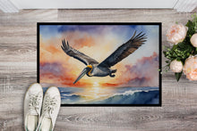 Load image into Gallery viewer, Pelican Fyling at Sunrise Doormat-24x36 Indoor / Outdoor Rug | Made in USA