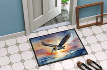 Load image into Gallery viewer, Pelican Fyling at Sunrise Doormat-24x36 Indoor / Outdoor Rug | Made in USA