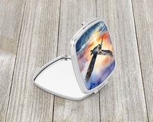 Load image into Gallery viewer, Pelican Fyling at Sunrise Compact Mirror – Stylish Purse Mirror with Artistic Covers