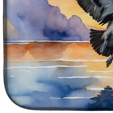 Load image into Gallery viewer, Pelican Fyling at Sunrise Dish Drying Mat