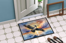 Load image into Gallery viewer, Pelican Fyling at Sunrise Doormat - 18X27 Indoor / Outdoor Rug | Made in USA