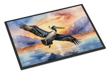 Load image into Gallery viewer, Pelican Fyling at Sunrise Doormat - 18X27 Indoor / Outdoor Rug | Made in USA