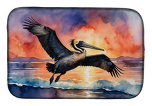 Load image into Gallery viewer, Pelican Fiery Sunset Dish Drying Mat