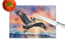 Load image into Gallery viewer, Pelican Fiery Sunset Glass Cutting Boards – Durable, Decorative Kitchen Art