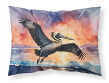 Load image into Gallery viewer, Pelican Fiery Sunset Standard Pillowcase – Artistic Decorative Front, White Back