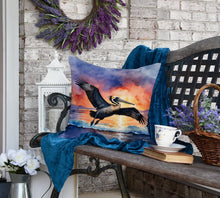 Load image into Gallery viewer, Pelican Fiery Sunset Throw Pillow