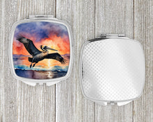 Load image into Gallery viewer, Pelican Fiery Sunset Compact Mirror – Stylish Purse Mirror with Artistic Covers