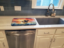 Load image into Gallery viewer, Pelican Fiery Sunset Dish Drying Mat