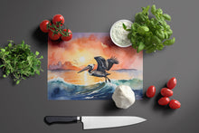 Load image into Gallery viewer, Pelican Fiery Sunset Glass Cutting Boards – Durable, Decorative Kitchen Art
