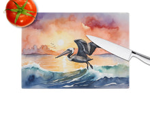 Load image into Gallery viewer, Pelican Fiery Sunset Glass Cutting Boards – Durable, Decorative Kitchen Art