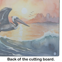 Load image into Gallery viewer, Pelican Fiery Sunset Glass Cutting Boards – Durable, Decorative Kitchen Art
