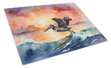 Load image into Gallery viewer, Pelican Fiery Sunset Glass Cutting Boards – Durable, Decorative Kitchen Art