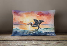 Load image into Gallery viewer, Pelican Fiery Sunset Throw Pillow