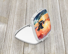 Load image into Gallery viewer, Pelican Fiery Sunset Compact Mirror – Stylish Purse Mirror with Artistic Covers