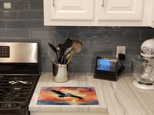 Load image into Gallery viewer, Pelican Fiery Sunset Glass Cutting Boards – Durable, Decorative Kitchen Art