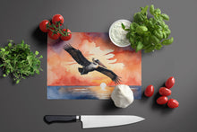 Load image into Gallery viewer, Pelican Fiery Sunset Glass Cutting Boards – Durable, Decorative Kitchen Art