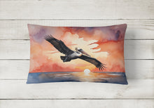 Load image into Gallery viewer, Pelican Fiery Sunset Throw Pillow