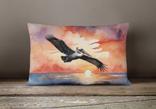 Load image into Gallery viewer, Pelican Fiery Sunset Throw Pillow