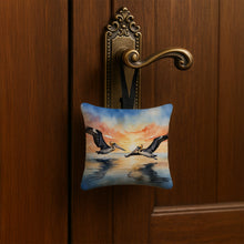 Load image into Gallery viewer, Pelicans Flying Hanging Square Fabric Ornament 3.5 × 3.5