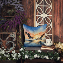 Load image into Gallery viewer, Pelicans Flying Throw Pillow