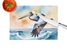 Load image into Gallery viewer, Pelican Soaring Glass Cutting Boards – Durable, Decorative Kitchen Art