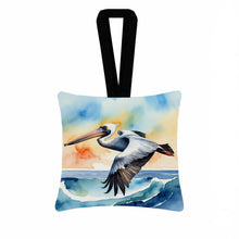 Load image into Gallery viewer, Pelican Soaring Hanging Square Fabric Ornament 3.5 × 3.5