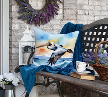 Load image into Gallery viewer, Pelican Soaring Throw Pillow