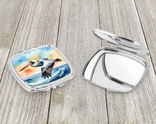 Load image into Gallery viewer, Pelican Soaring Compact Mirror – Stylish Purse Mirror with Artistic Covers