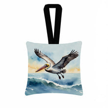 Load image into Gallery viewer, Pelican Soaring Hanging Square Fabric Ornament 3.5 × 3.5