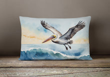 Load image into Gallery viewer, Pelican Soaring Throw Pillow