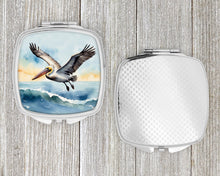 Load image into Gallery viewer, Pelican Soaring Compact Mirror – Stylish Purse Mirror with Artistic Covers